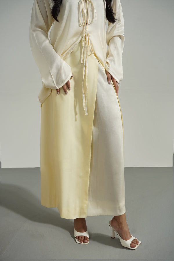 Double Layered Long Skirt