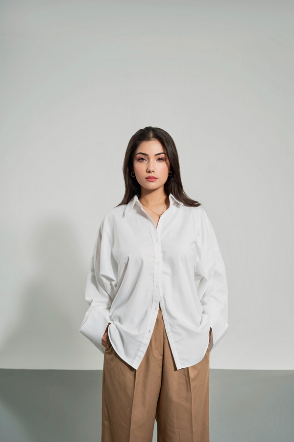 White - Oversized Classic Shirt