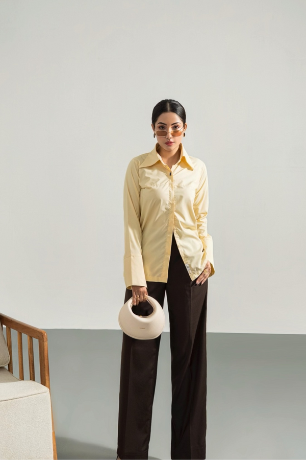 Yellow - Tailored Fit Shirt