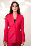 Hot Pink - Structured Suit