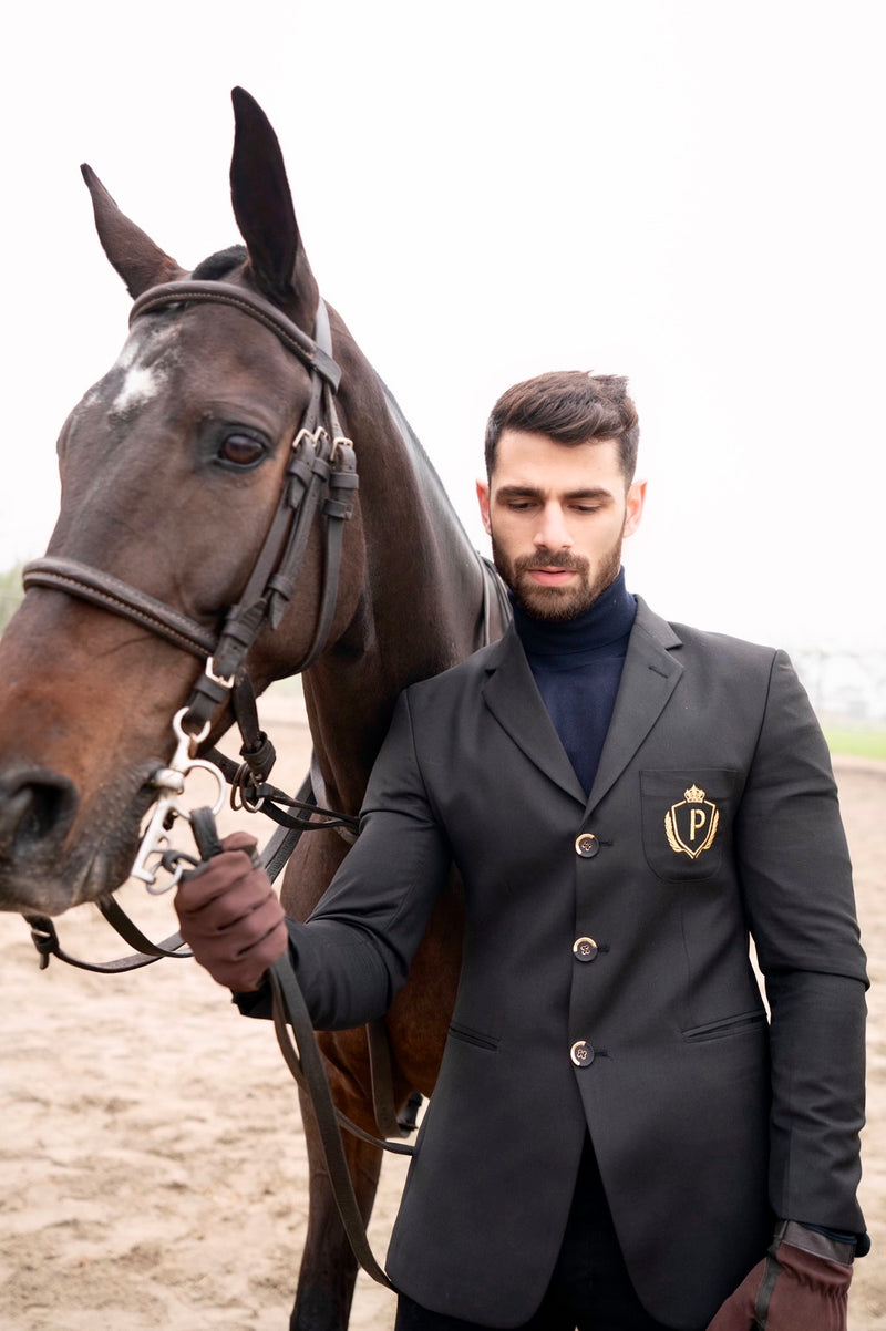 Charcoal Black - Equestrian Blazer