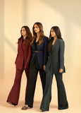 Dark Cherry - Side Structured Suit