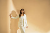 Ivory White - Pearl Suit