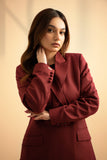 Dark Cherry - Side Structured Suit