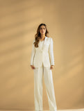 Ivory White - Pearl Suit