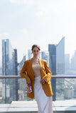 Brushed Gold - Oversized Blazer