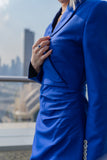 Iconic Blue - Blazer Dress