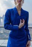 Iconic Blue - Blazer Dress