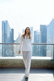 Twilight White - Embellished Crystal Suit