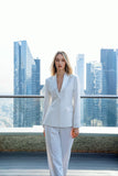 Twilight White - Embellished Crystal Suit