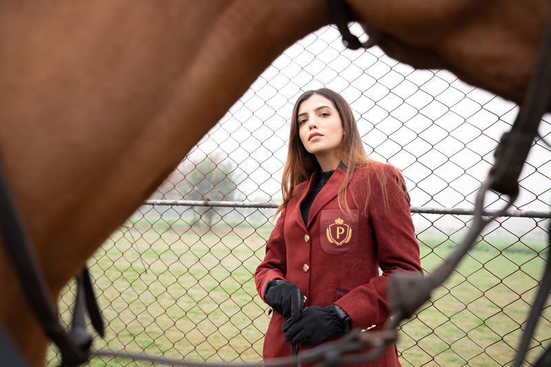 Scarlet Red - Equestrian Blazer