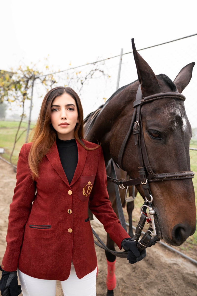 Scarlet Red - Equestrian Blazer