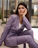 Lavender Purple - Wrap Suit