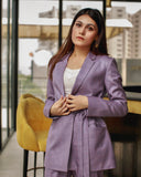 Lavender Purple - Wrap Suit