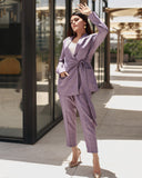 Lavender Purple - Wrap Suit