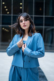 Brussels Blue - Cropped Suit