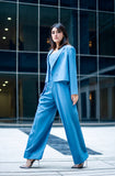 Brussels Blue - Cropped Suit