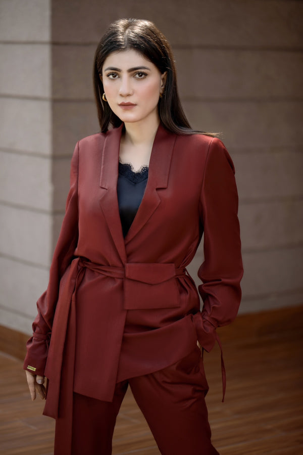 Rosewood Red - Knot Suit (Two Piece)