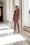 Mauve Purple - Wrap Suit