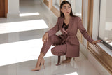 Mauve Purple - Wrap Suit