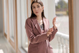 Mauve Purple - Wrap Suit