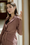 Mauve Purple - Wrap Suit