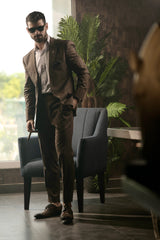 Mocha Brown - Contoured Suit