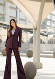 Russian Purple - Two Buttoned Suit