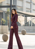 Russian Purple - Two Buttoned Suit