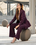 Russian Purple - Two Buttoned Suit