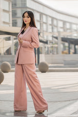Blush Pink - One Buttoned Suit (Two Piece)
