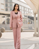 Blush Pink - One Buttoned Suit