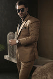 Latte Brown - Contoured Suit