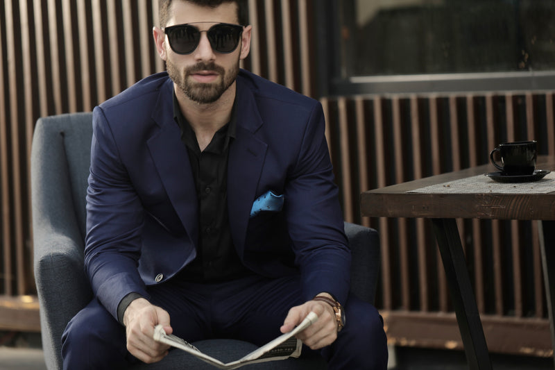 Oxford Blue - Structured Suit