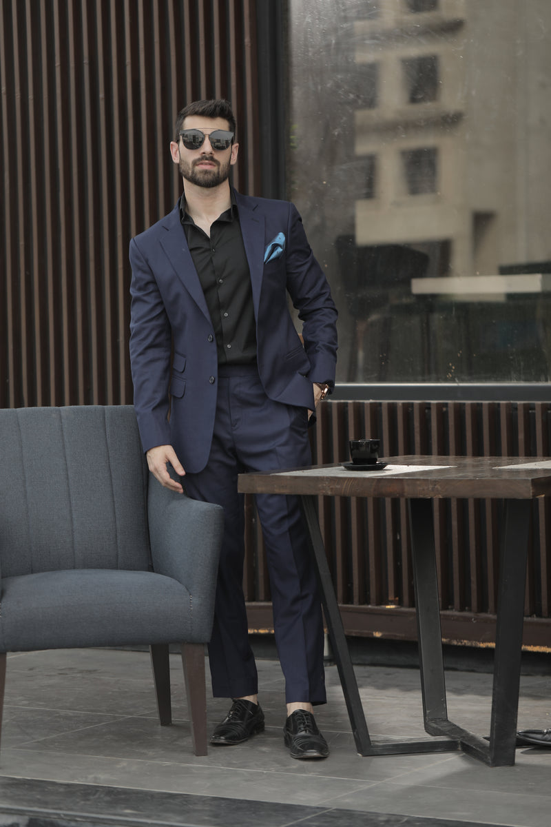 Oxford Blue - Structured Suit